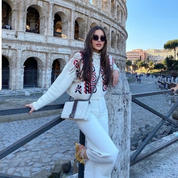 Zara Embroidered knit cardigan - Picture 6 of 7